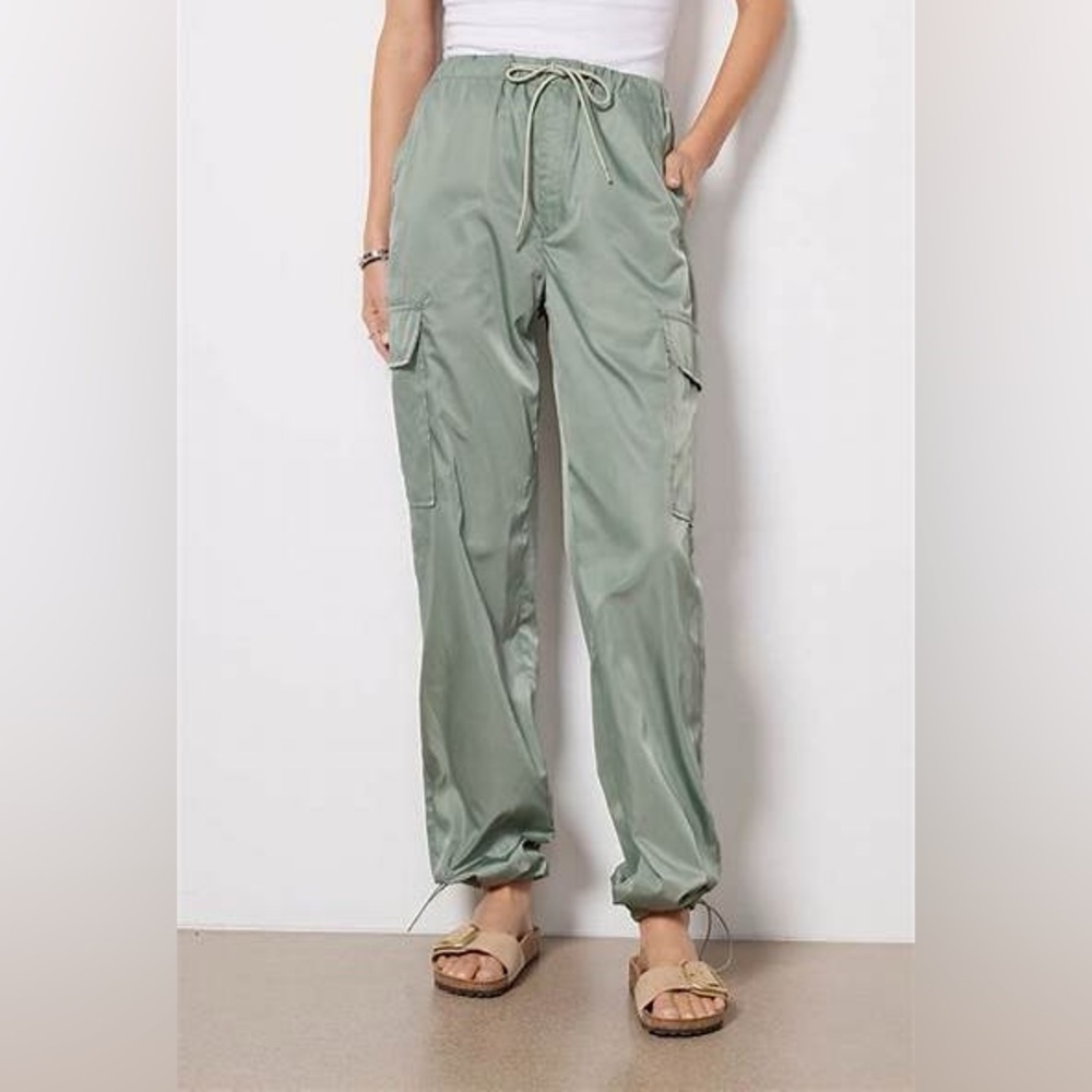 NWT Pistola Jade Lightweight Green Cargo Pants - Size XL Revolve Anthropologie - Picture 6 of 7
